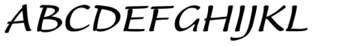 Flute Expanded Font UPPERCASE