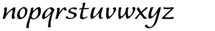 Flute Expanded Font LOWERCASE