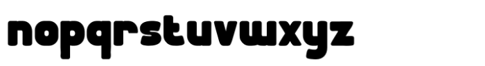 Fluxor Bold Font LOWERCASE