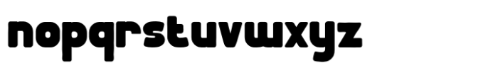 Fluxor Regular Font LOWERCASE