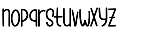 Flying Foxes Regular Font LOWERCASE