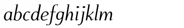 Flyoika Italic Font LOWERCASE