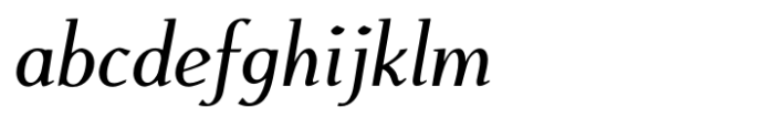 Flyoika Medium Italic Font LOWERCASE