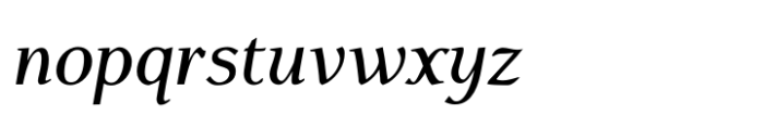 Flyoika Medium Italic Font LOWERCASE