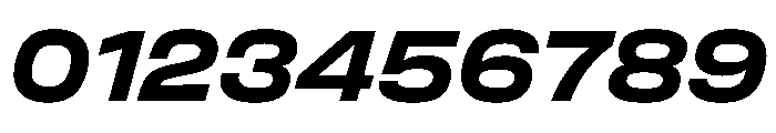 FLArtGrotesk AmpleBoldItalic Font OTHER CHARS