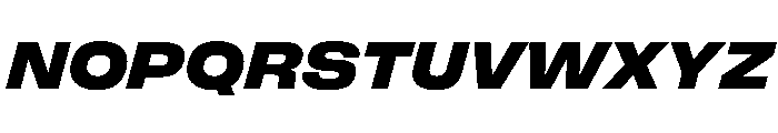 FLArtGrotesk AmpleDarkItalic Font UPPERCASE