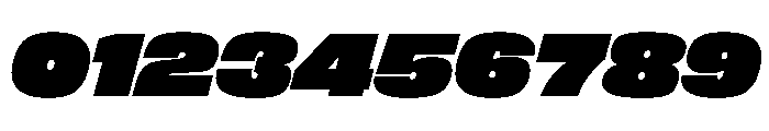 FLArtGrotesk AmpleDenseItalic Font OTHER CHARS