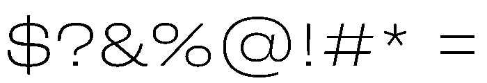 FLArtGrotesk AmpleFine Font OTHER CHARS
