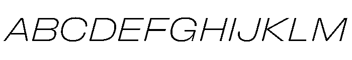 FLArtGrotesk AmpleFineItalic Font UPPERCASE