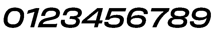 FLArtGrotesk AmpleMediumItalic Font OTHER CHARS