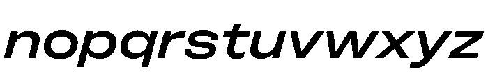FLArtGrotesk AmpleMediumItalic Font LOWERCASE