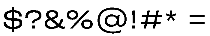 FLArtGrotesk AmpleRegular Font OTHER CHARS