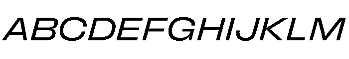 FLArtGrotesk AmpleRegularItalic Font UPPERCASE