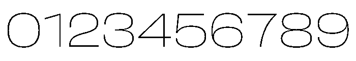 FLArtGrotesk AmpleThin Font OTHER CHARS