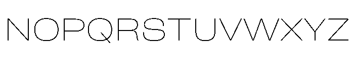 FLArtGrotesk AmpleThin Font UPPERCASE