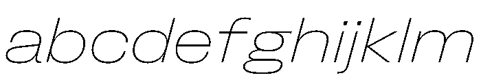 FLArtGrotesk AmpleThinItalic FONT