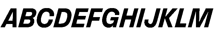 FLArtGrotesk CompactBoldItalic Font UPPERCASE