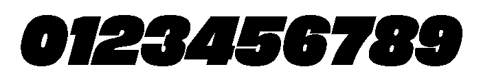 FLArtGrotesk CompactDenseItalic Font OTHER CHARS