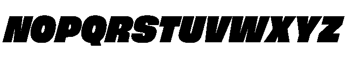 FLArtGrotesk CompactDenseItalic Font UPPERCASE