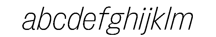 FLArtGrotesk CompactFineItalic FONT