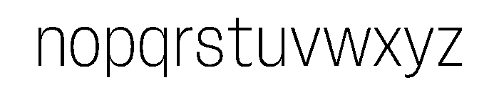 FLArtGrotesk CompactFine Font LOWERCASE