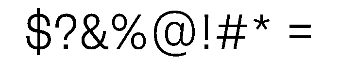 FLArtGrotesk CompactLight Font OTHER CHARS