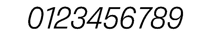 FLArtGrotesk CompactLightItalic Font OTHER CHARS