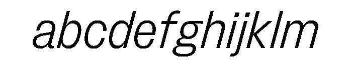 FLArtGrotesk CompactLightItalic FONT