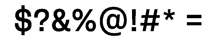 FLArtGrotesk CompactMedium Font OTHER CHARS
