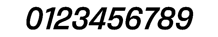 FLArtGrotesk CompactMediumItalic Font OTHER CHARS