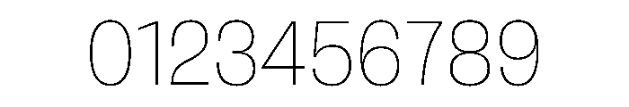 FLArtGrotesk CompactThin Font OTHER CHARS