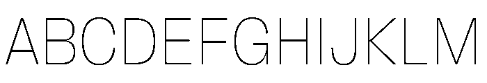FLArtGrotesk CompactThin Font UPPERCASE