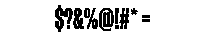 FLArtGrotesk CondensedBlack Font OTHER CHARS