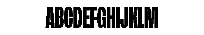 FLArtGrotesk CondensedBlack Font UPPERCASE