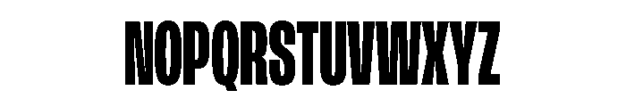 FLArtGrotesk CondensedBlack Font UPPERCASE