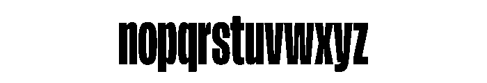 FLArtGrotesk CondensedBlack Font LOWERCASE