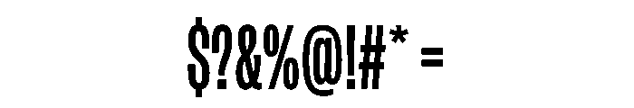 FLArtGrotesk CondensedBold Font OTHER CHARS