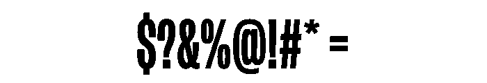 FLArtGrotesk CondensedDark Font OTHER CHARS