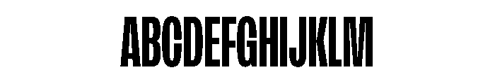 FLArtGrotesk CondensedDark Font UPPERCASE