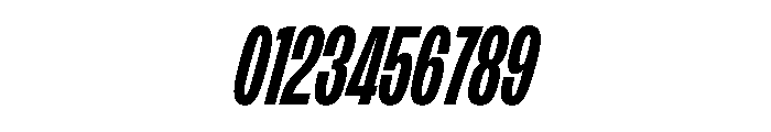 FLArtGrotesk CondensedDarkItalic Font OTHER CHARS