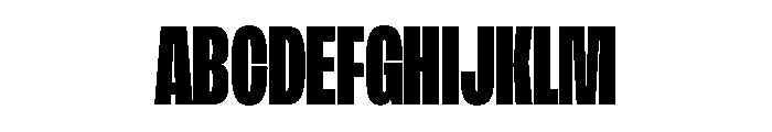FLArtGrotesk CondensedDense Font UPPERCASE