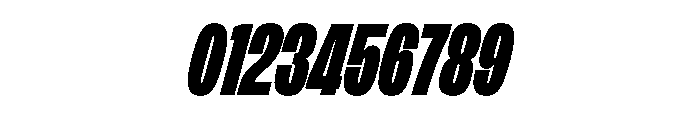 FLArtGrotesk CondensedDenseItalic Font OTHER CHARS