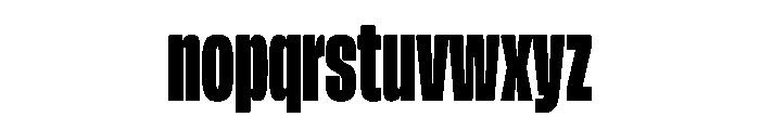 FLArtGrotesk CondensedDense Font LOWERCASE