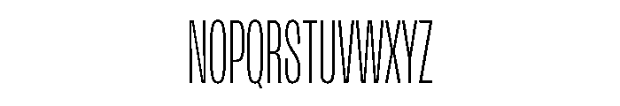 FLArtGrotesk CondensedFine Font UPPERCASE