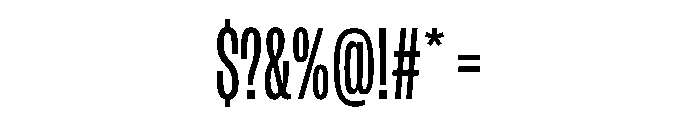 FLArtGrotesk CondensedMedium Font OTHER CHARS