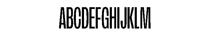 FLArtGrotesk CondensedMedium Font UPPERCASE