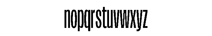 FLArtGrotesk CondensedMedium Font LOWERCASE