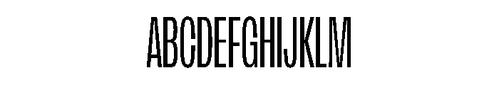 FLArtGrotesk CondensedRegular Font UPPERCASE