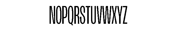 FLArtGrotesk CondensedRegular Font UPPERCASE