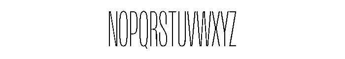 FLArtGrotesk CondensedThin Font UPPERCASE